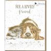 Wrendale Designs - 'Dog And Catnap' Card