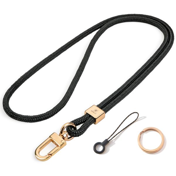 SENLLY Neck Lanyard Strap for Keys, Original Minimalist Design KeyChain and ID Badge Holder