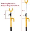 Vehicle Steering Wheel Lock, Car Anti-Theft Yellow