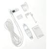 GARDINIA Design Set for EASYFIX Roller Blinds, Conversion set for gluing or clamping on, Transparent