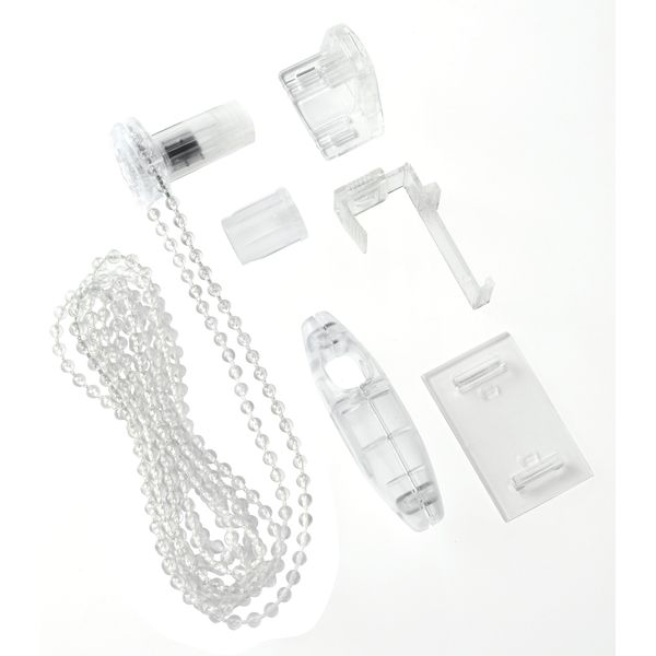 GARDINIA Design Set for EASYFIX Roller Blinds, Conversion set for gluing or clamping on, Transparent