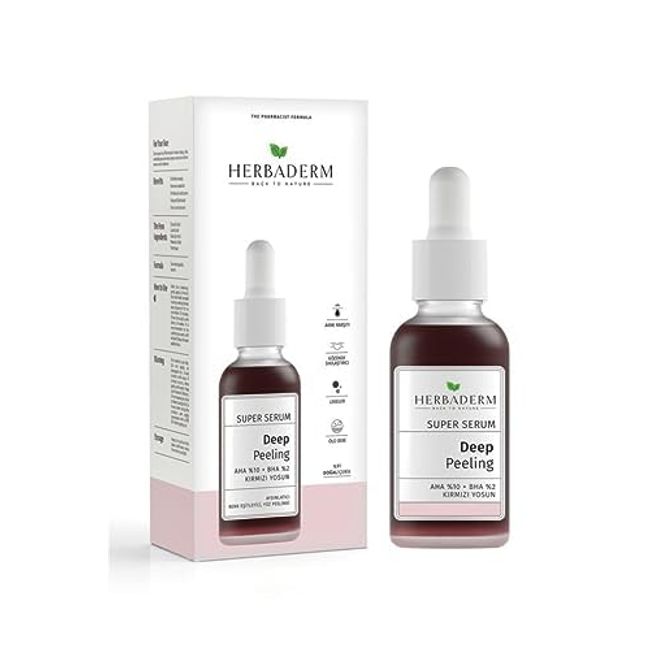 Herbaderm Süper Serum Aydınlatıcı Renk Eşitleyici Peeling 30 ml