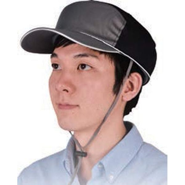 Kiyota KM-1000U Head Guard Mesh Cap Type with Reflective Material, KM-1000U , , , grays,