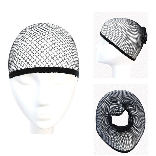 AVILMORE Wig Net Set of 2 for Full Wig Black Elastic Net Net Wig