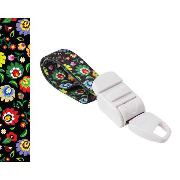 ROLSELEY Medical Nurse Tourniquet with VIBRANT TRADITIONAL FLORAL FOLK Pattern with ABS Plastic Buckle Latex Free Elastic Band Perfect for Doctors, Nurses, Students and Paramedics