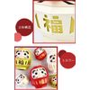 Bog Craft KAKUKAKU Design Accessory Daruma White S