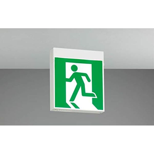 Toshiba Lightech FBK-10701-LS17 LED Evacuation Exit Guide Light (Single Sided Light) Display Panel Sold Separately