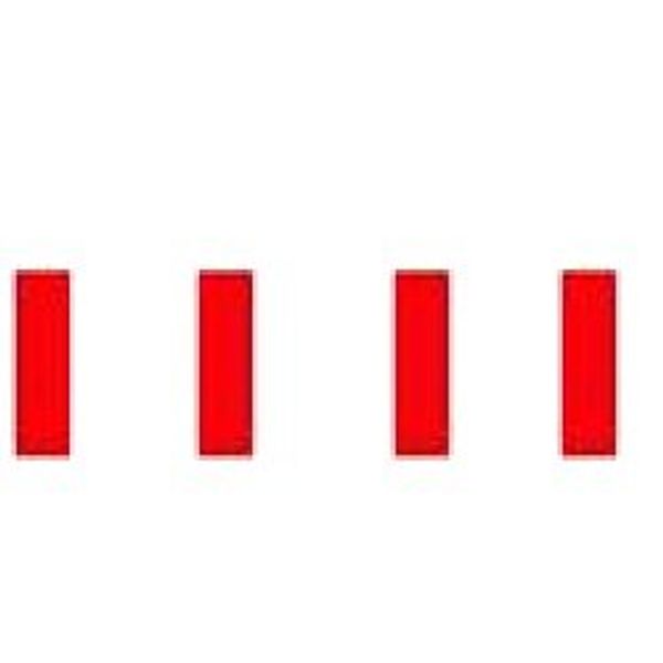 Novelties Direct Poland Flag Bunting Rectangular Flags 9m long 32 flags Polyester