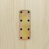 8 PCS Metal Mending Plates Flat Joining Plate Support Brace Bracket for Funiture