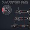SPG Bow Release for Compound Bow, Comfortable Wrist Strap Archery Release Trigger for Arrow Release, Adjustable Compound Bow Release Aids 360° Rotate Caliper with Foldback Design (Camo)