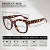 Dolarosey 3 Pack Oversized Reading Glasses Blue Light Blocking Large Frame Computer Womens mens Reader With Spring Hinge (3.0)