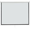 84" X 84" Diagonal Dimension Pull Down Projection Screen Matte HD Movie Theater