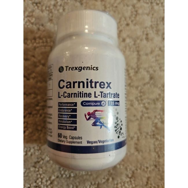 Trexgenics Carnitrex 735 - Carnipure L-Carnitine L-Tartrate 735mg, Fat Metabolis