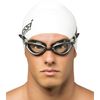 Cressi Unisex Thunder Swim Goggles, Black/Silver, One Size