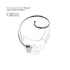 Bergeon 4902-2 Aplanatic Magnifying Glass, Watchmaker's Tool, Magnification 5X, Screw-Down Ring, Black