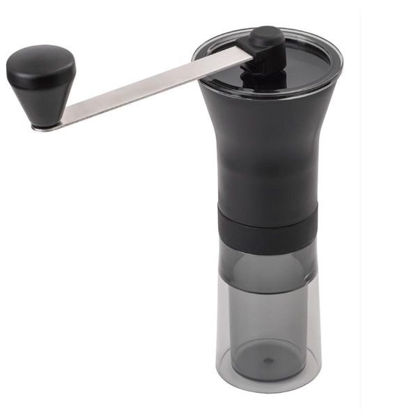Nitori 8966652 Ceramic Coffee Grinder, AL01, Black