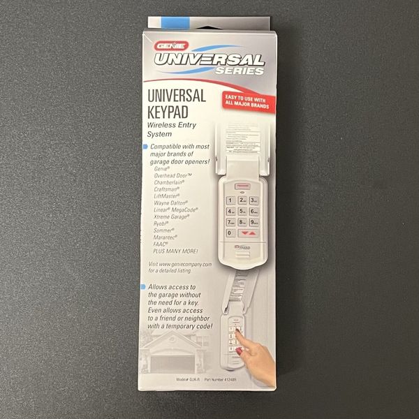 GENUINE GENIE GUK-R Wireless Universal Garage Door Opener Keypad 41248R