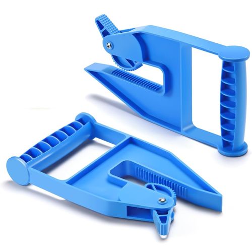 2 Piece Mat Movers Set, Heavy Duty Rubber Mat Grippers for Horse Stalls, Gym, Barn, Trailer, Stall Mat Handlers with Strong Handle and Plastic Teeth, Effortless Mat Puller for Tack Room, Barn