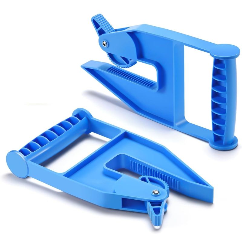 2 Piece Mat Movers Set, Heavy Duty Rubber Mat Grippers for Horse Stalls ...