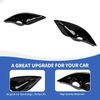 RAZPOY Front Fog Light Covers Compatible with Dodge Durango 2011-2020, Black
