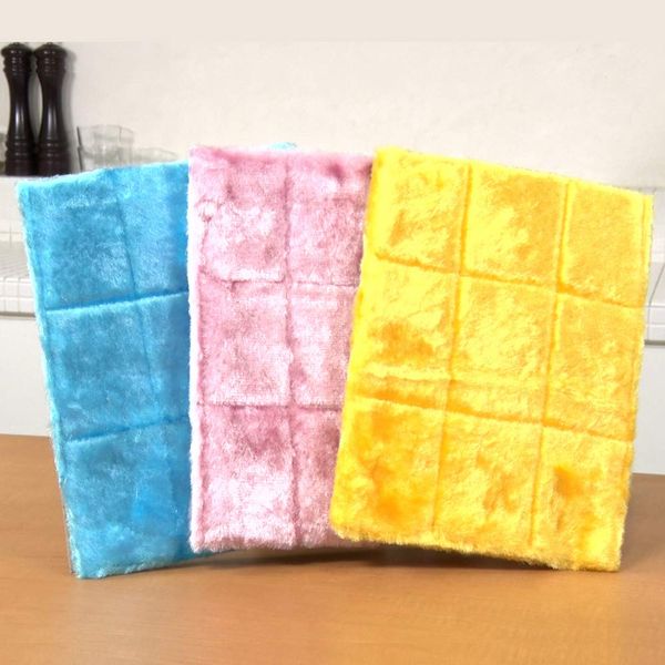 PARTEX Normal Type 3-Piece Set (Yellow/Pink/Blue) Original Dirty Cloth, Duster, Boa Dish Towel, All-Purpose Cloth, Kitchen Cleaning Goods, Screen Cleaning Goods, Kitchen