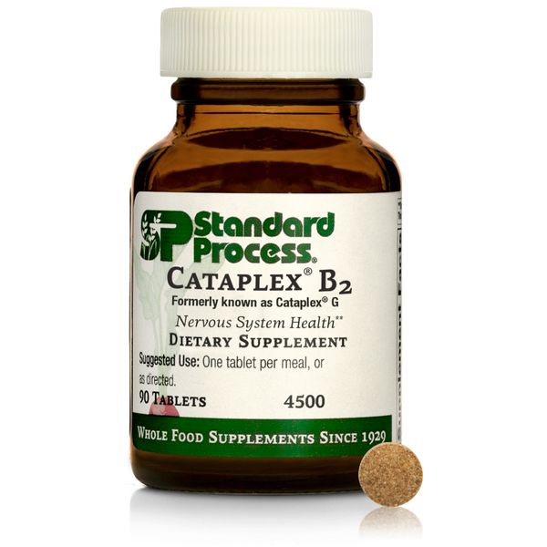 Standard Process Cataplex B2 - Whole Food Nervous System Supplements 90 Tablets