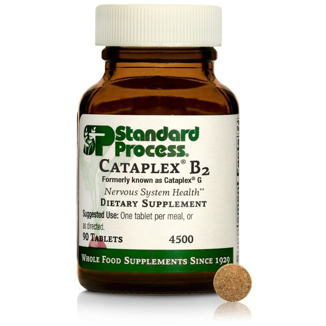 Standard Process Cataplex B2 - Whole Food Nervous System Supplements 90 Tablets