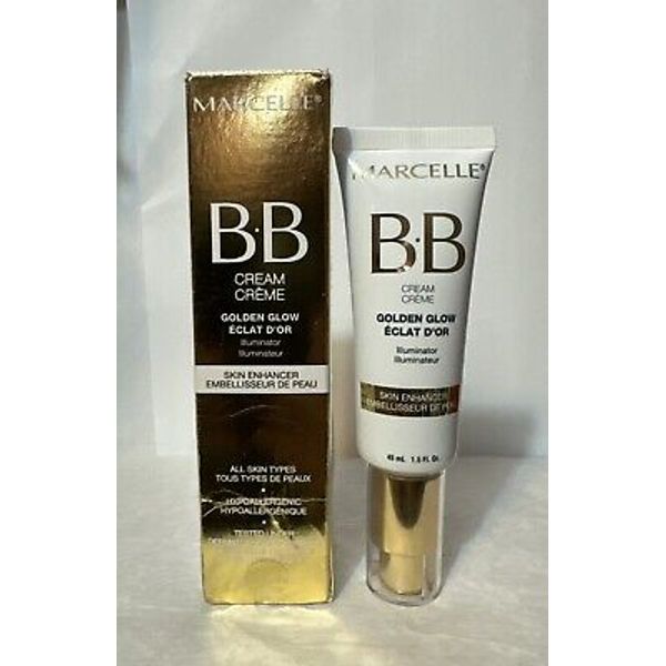 Marcelle B•B Cream Golden Glow Illuminator-Skin Enhancer-Universal Shade-1.5floz