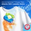ARM & HAMMER Plus OxiClean 5-in-1 Liquid Laundry Detergent Power Paks, High Efficiency (HE), 42 Count (Pack of 4)