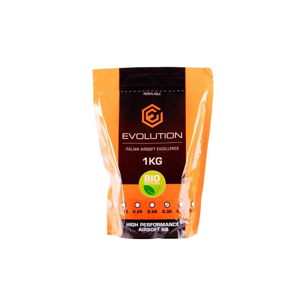 Evolution 6mm Bio Airsoft Kugeln 3330 Stück 0,30g Softairkugeln Airsoft BBS Airsoft Munition Softairmunition Softair Kugeln für Airsoft Waffe Airsoft Pistole Softairpistole Airsoft Gewehr…