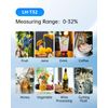 LOHAND Brix Refractometer with Automatic Temperature Compensation(ATC), Precision for Measuring Sugar Content in Wine Processing/Coffee/Fruit/Drink, Sugar Refractometer, Brix Meter Range:0-32%