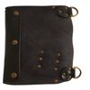 [GLASS FROG] Scissor Case, 7 Inserts, Genuine Leather, Square Type, For Many Tools (Black)
