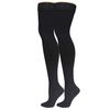 Truform Compression Socks, 20-30 mmHg, Men's Dress Socks, Thigh High Over Knee Length, Black, X-Large