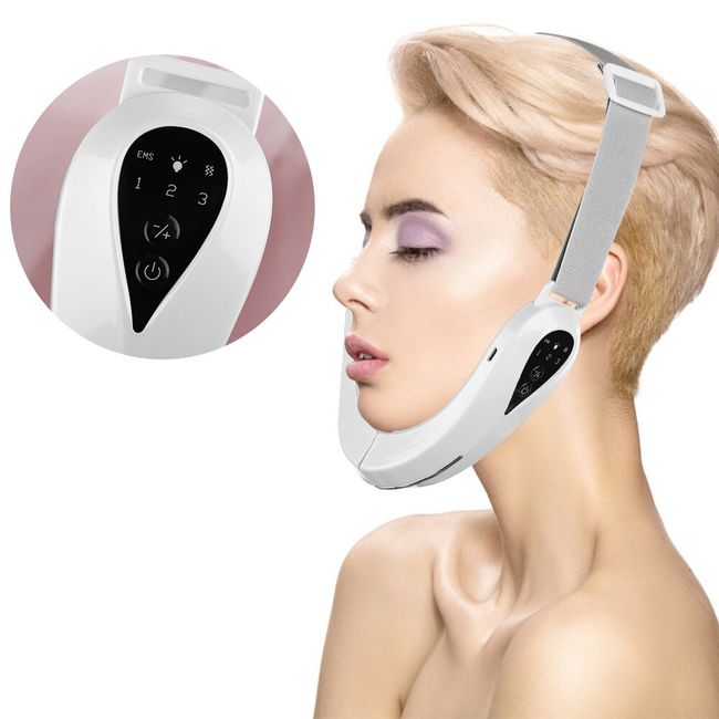 Electronic EMS Tens Pulse Face Massager Slimming Tool Facial Lifting  Jawline Body Jaw V-Face Massage Muscle Stimulator Device