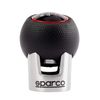 Sparco Manual Gear Shift Knob Lazio Black/Red Universal
