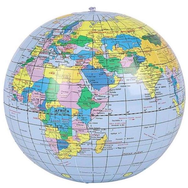 Rhode Island Novelty Inflatable Globe Replica 16-inch