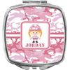 YouCustomizeIt Personalized Pink Camo Compact Makeup Mirror