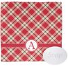 YouCustomizeIt Personalized Red & Tan Plaid Washcloth