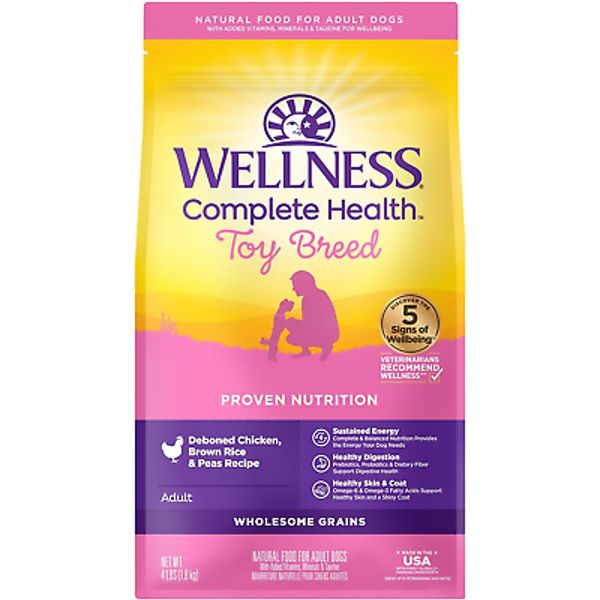 Complete Health Toy Breed Dry Dog Food with Grains, Chicken & Rice, 4-Pound Bag