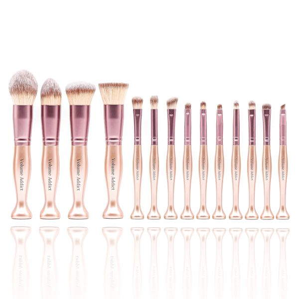 Stand-UP Makeup Brushes, Set of 14psc