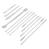 Sampling Spoons Laboratory Spoons Micro Spatula Mixing Spatulas Stainless Steel Lab Laboratory 12 Pack