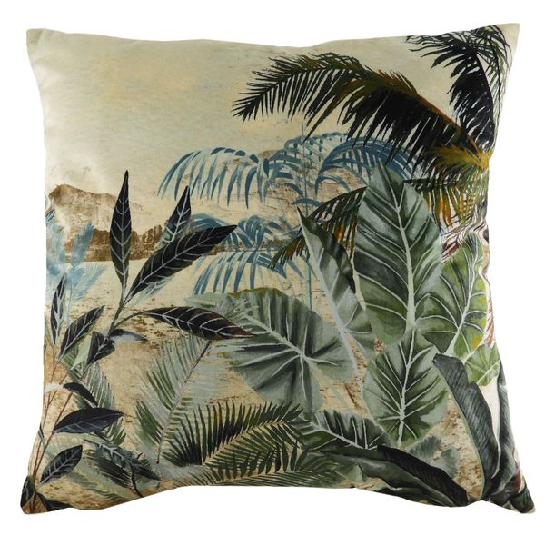 Evans Lichfield Kibale Scene Cushion Cover, Multi, 43 x 43 cm