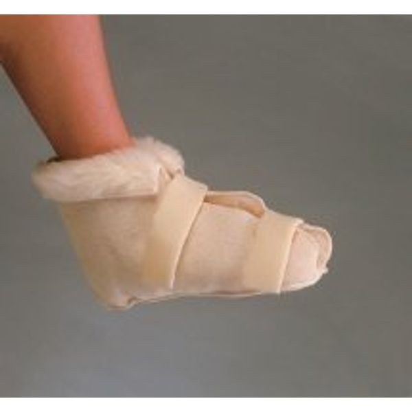 Ability Superstore Medium Fleece Heel Protectors Open Slippers
