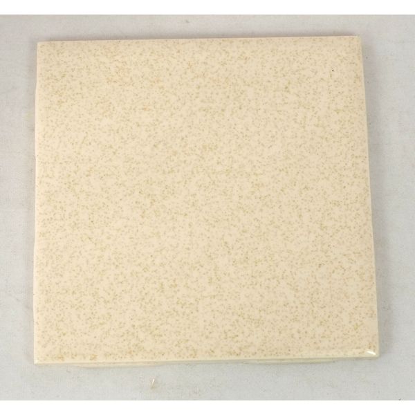 1 Vintage Robertson Oatmeal Gold Tan Speckled 4-3/8" Square Ceramic Wall Tile