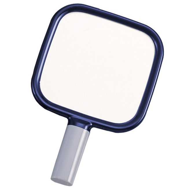 Yamamura Lady Square Hand Mirror S Blue M-02