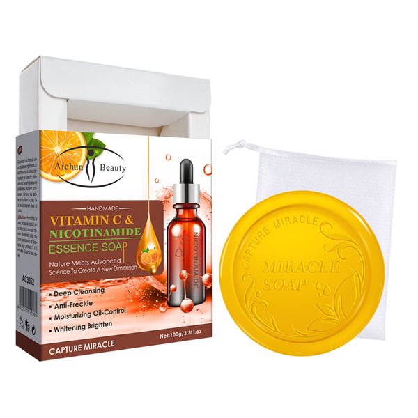 Vitamin C Nicotinamide Essence Handmade Soap Anti-Freckle Moisturizing 100g