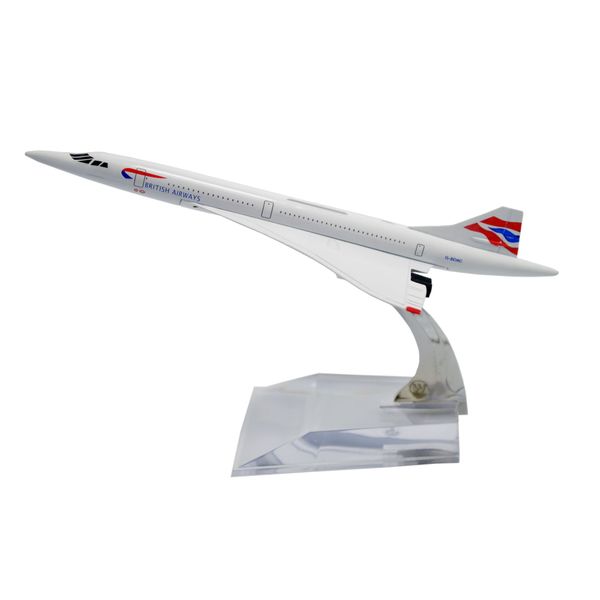 TANG DYNASTY(TM 1:400 16cm Concorde British Airways Metal Airplane Model Plane Toy Plane Model