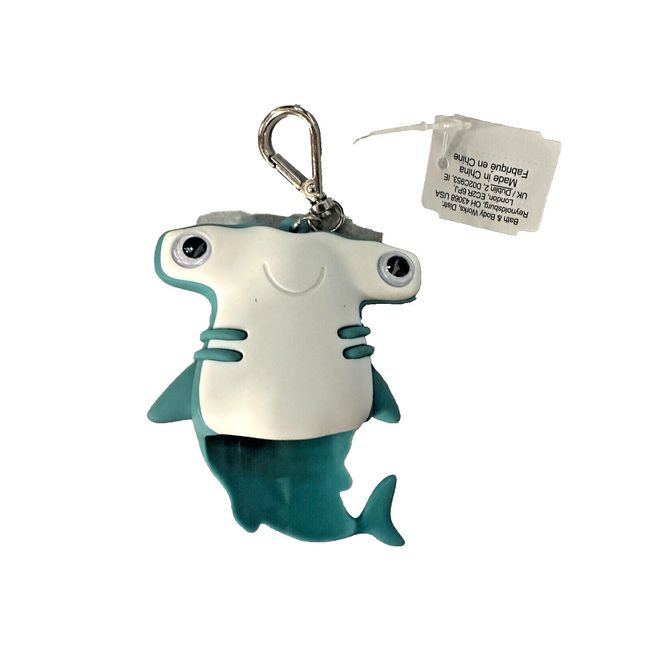 Bath & Body Works PocketBac Sanitizer Holder ONLY Hammerhead Shark NEW