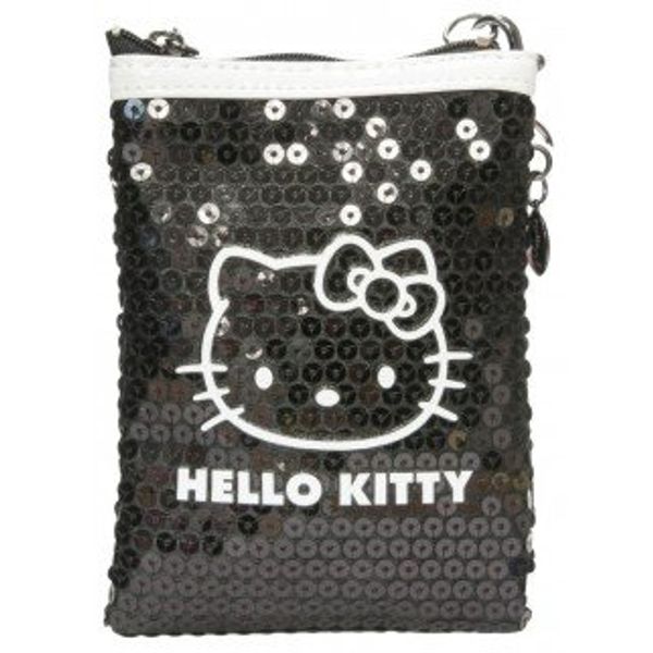Hello Kitty Small Black Clutch Handbag