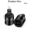 2 PCS 1/2 to 3/8 Socket Adapter, Impact Socket Set, Impact Driver Adapter, 1/2" 3/8" Driver Conversions for Wrenches